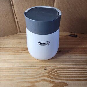 Vintage Coleman Polylite Water Jug Cooler Portable Insulated Jug 1-1.4L Gray